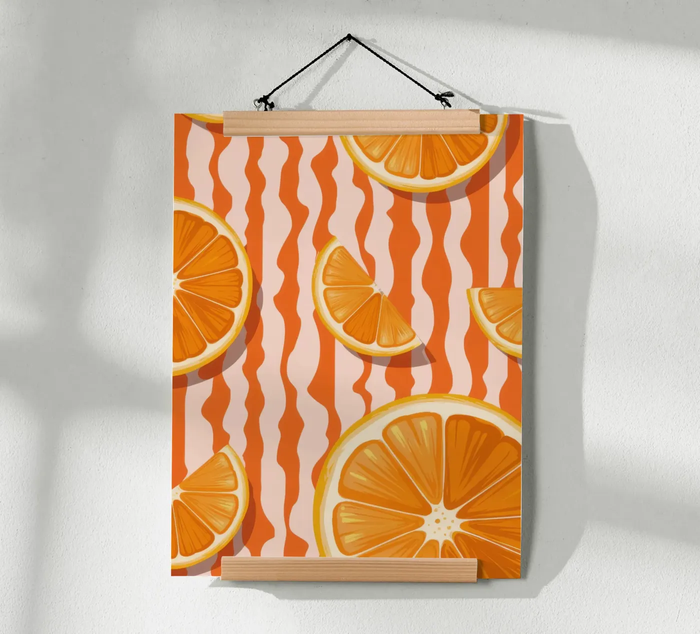 Orange Slice Pattern poster de Lune Dreams
