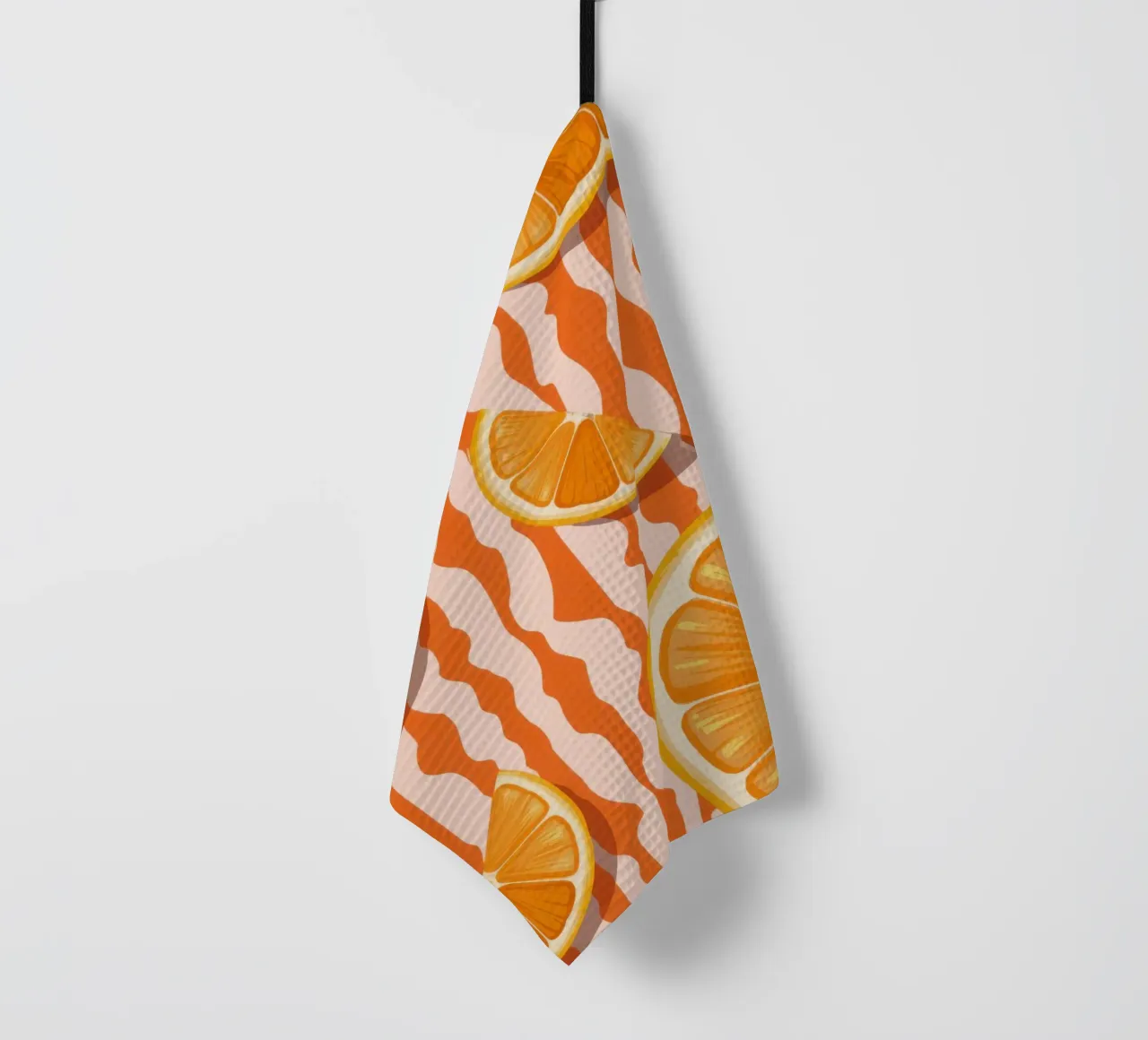 Orange Slice Pattern Geschirrtuch von Lune Dreams