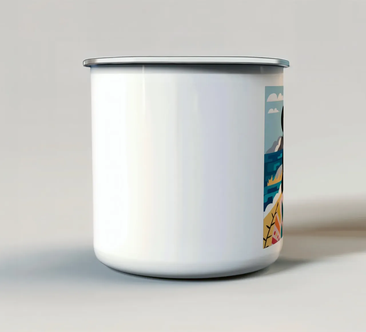 Dea del mare tazza in smalto da Sentinel Glow