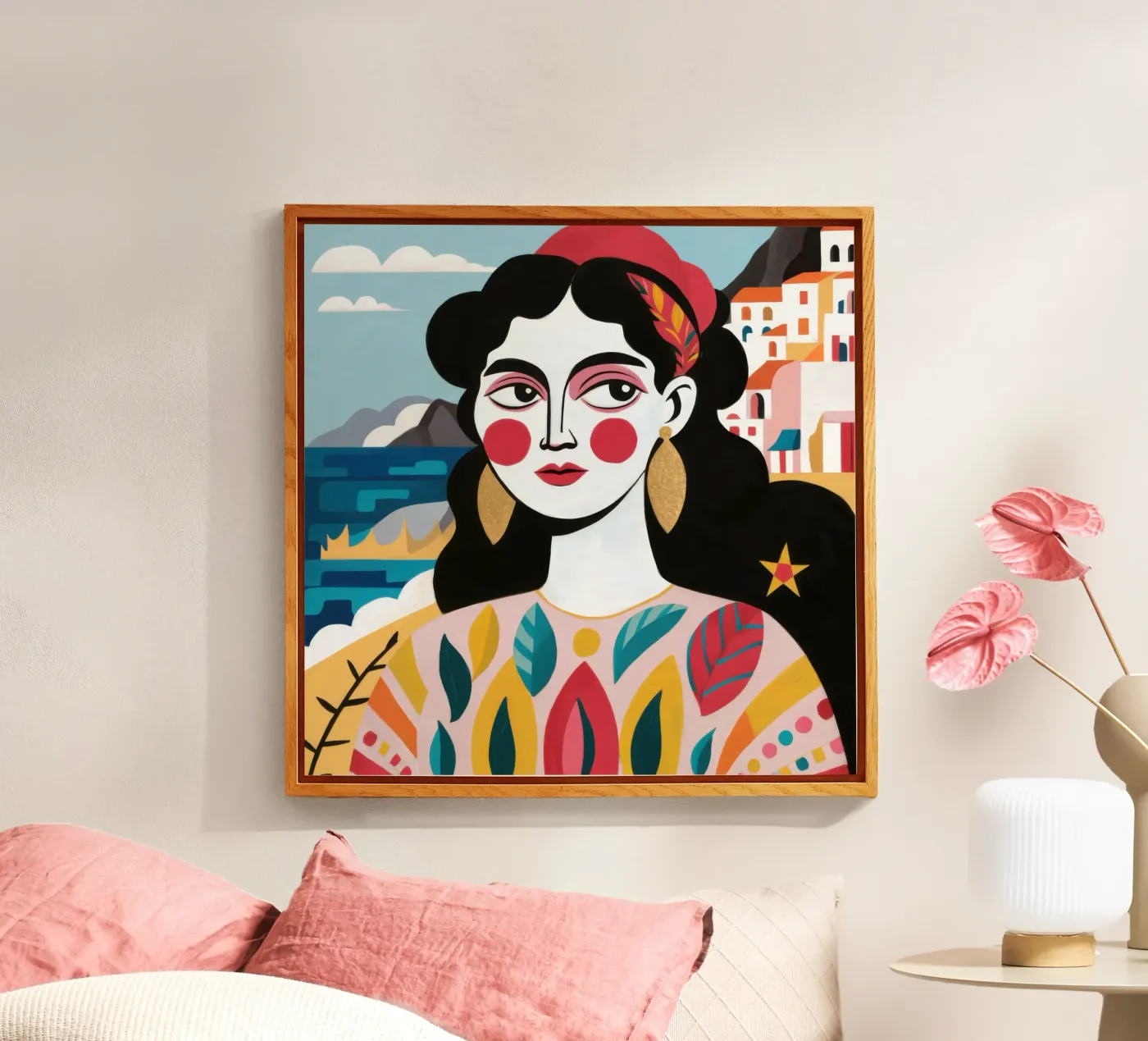 Seaside Goddess acryl van Sentinel Glow