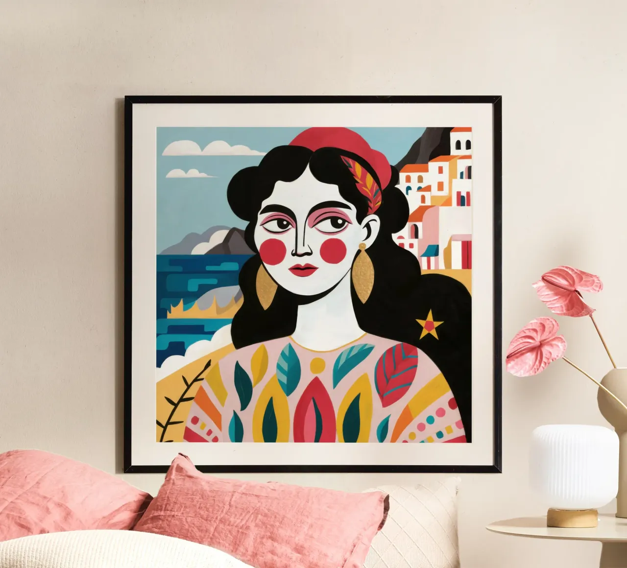 Seaside Goddess poster by Sentinel Glow