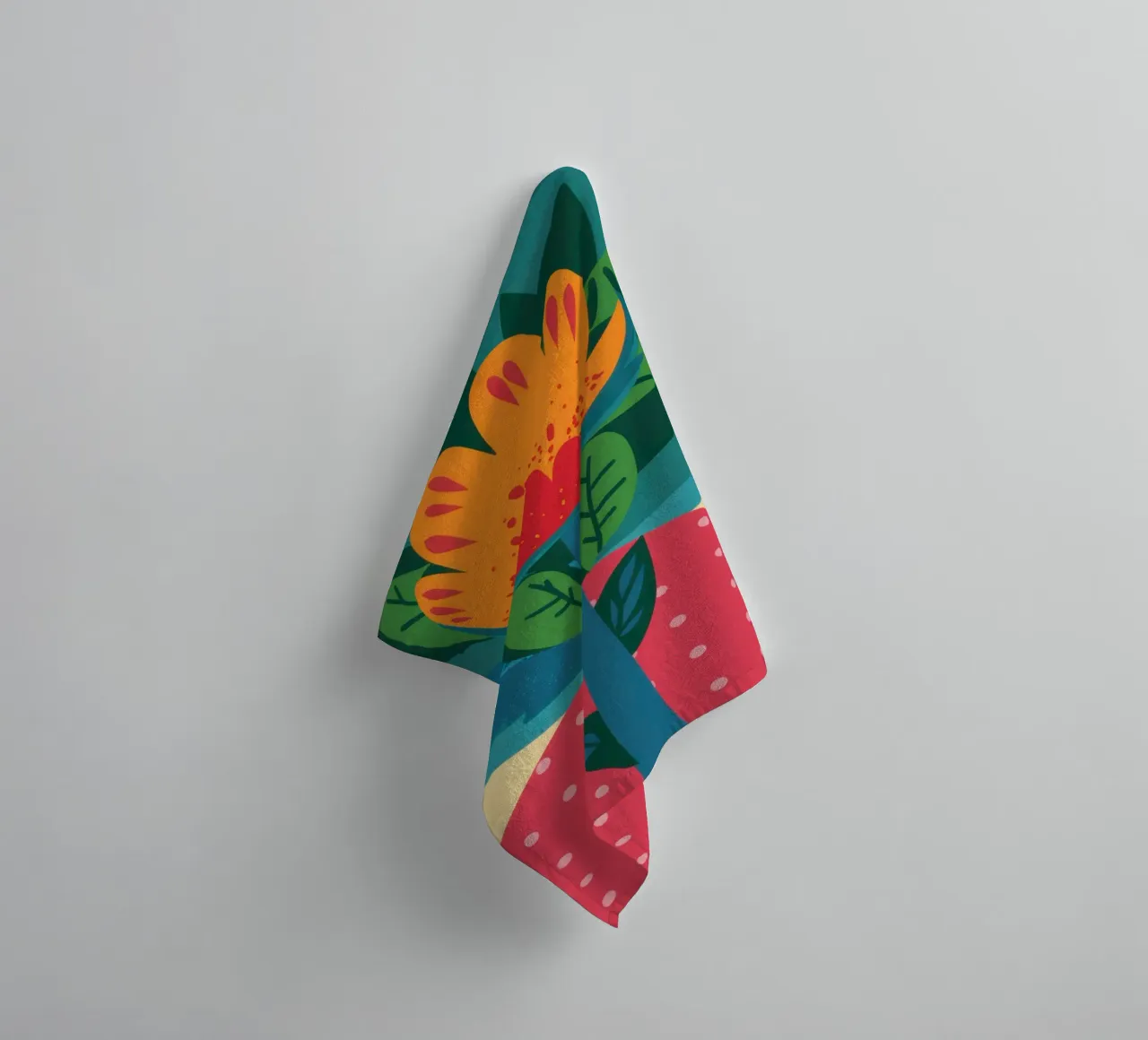 Totem botanico vibrante asciugamano da bagno da Hollow Years