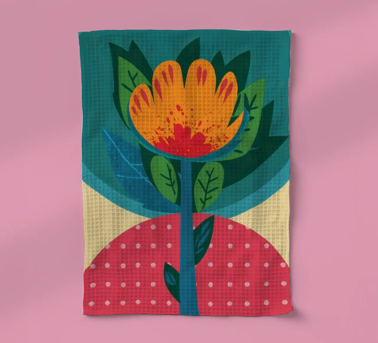 Totem botanico vibrante canovaccio da cucina da Hollow Years