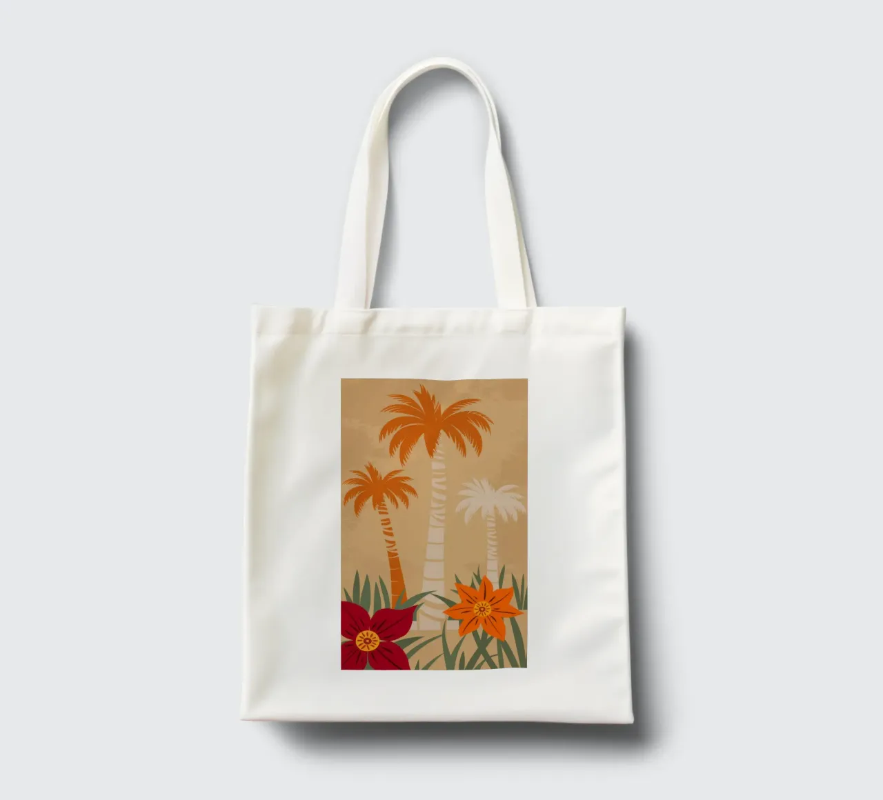 Modello di palma tropicale borsa in juta da Lune Dreams