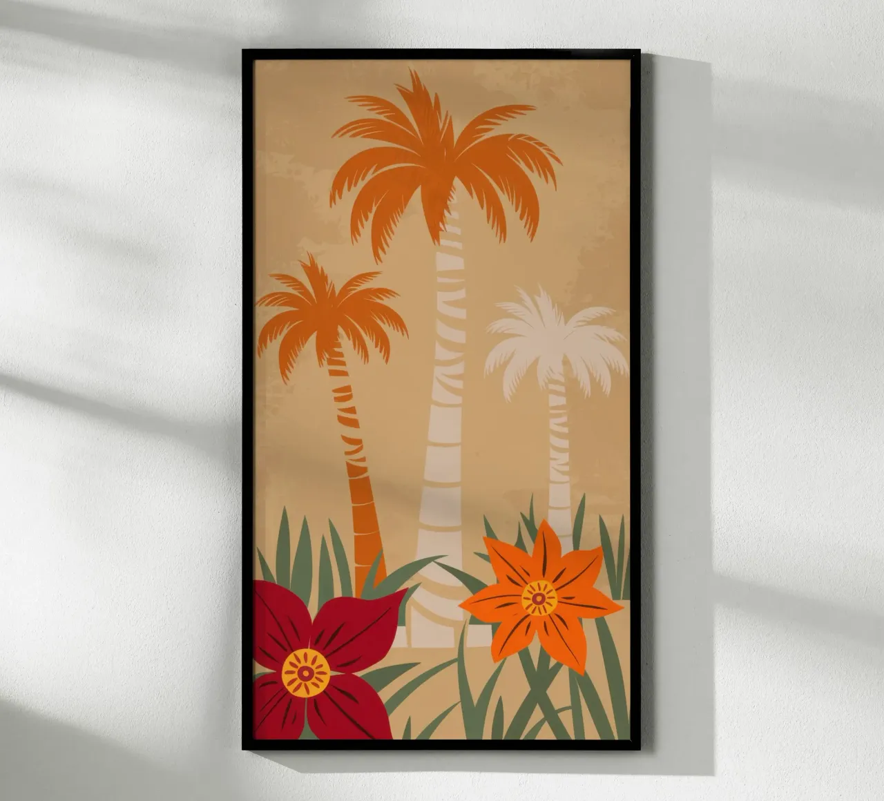 Modello di palma tropicale carta hahnemühle da Lune Dreams