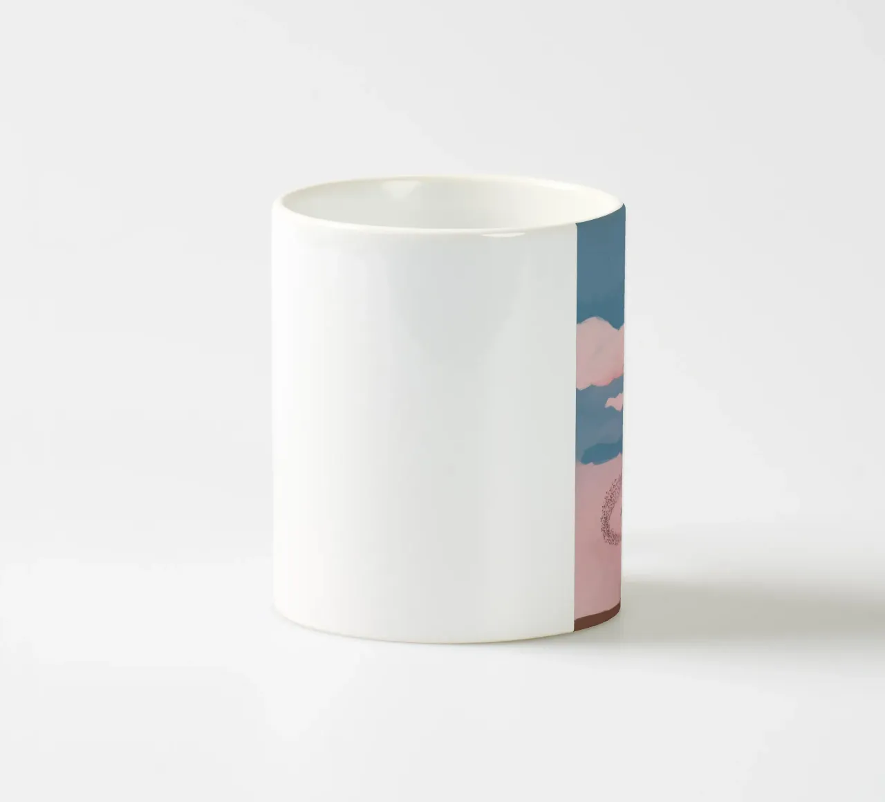 Rosa, cielo colorato Casa tazza in ceramica da Mossy Pigment