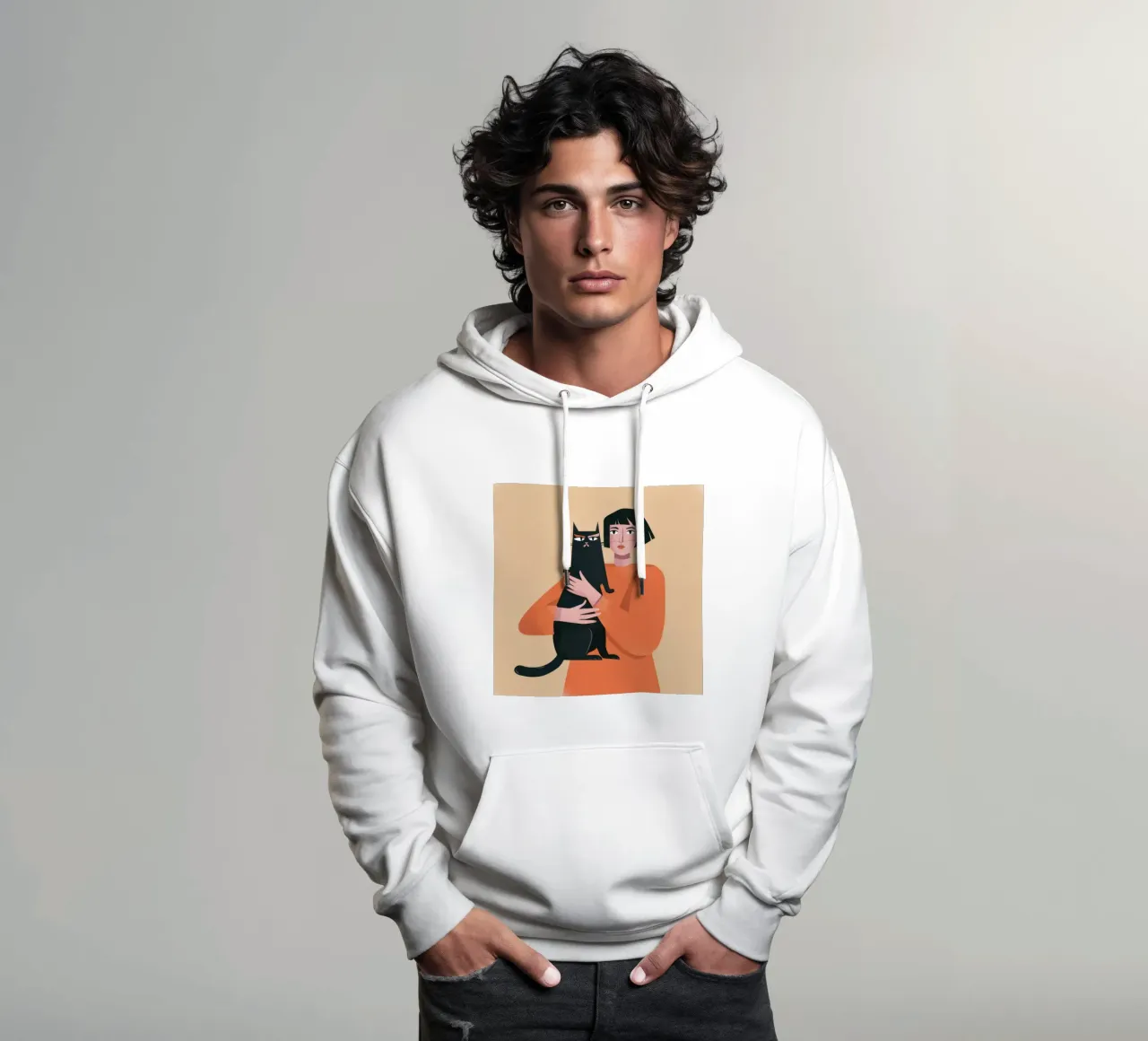 Sleek Shadow Cuddle felpa con cappuccio da Hollow Years