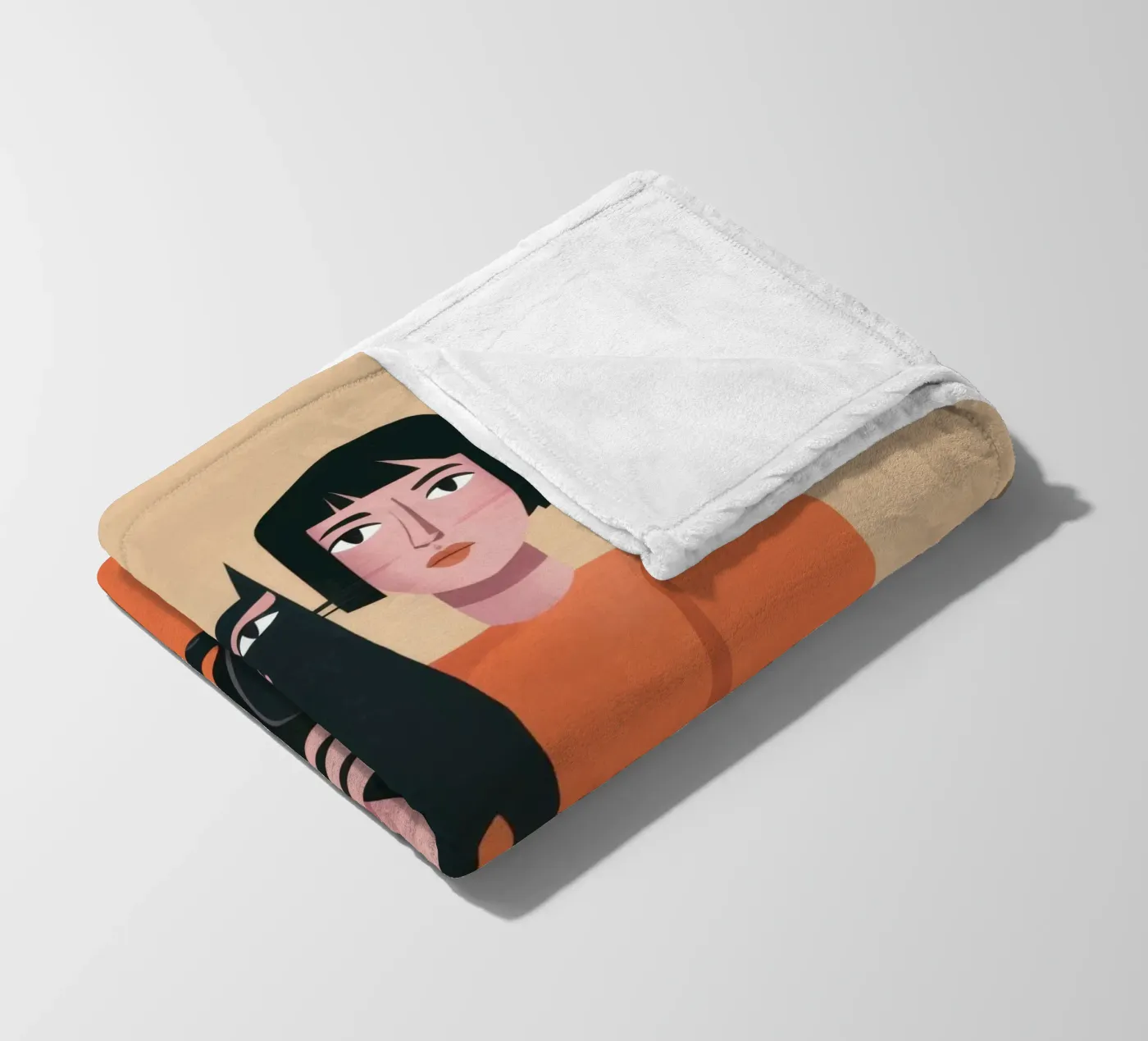 Sleek Shadow Cuddle Fleecedecke von Hollow Years