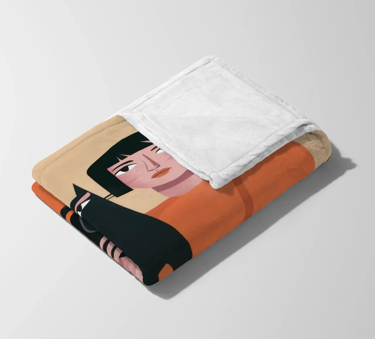 Sleek Shadow Cuddle Fleecedecke von Hollow Years