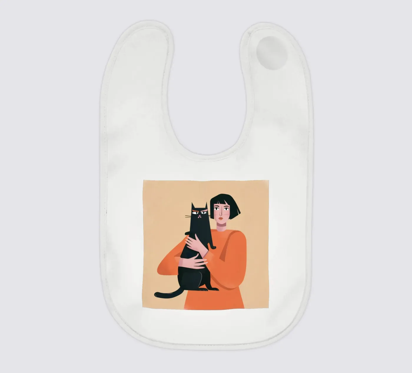 Sleek Shadow Cuddle Babylätzchen von Hollow Years