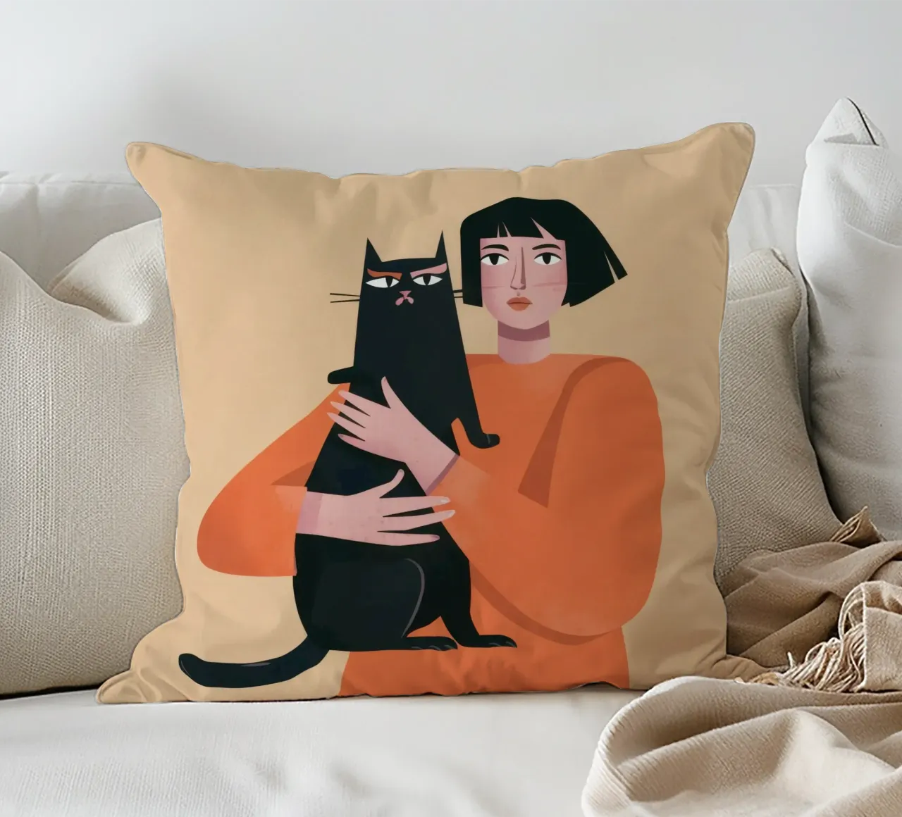 Sleek Shadow Cuddle cuscino da Hollow Years