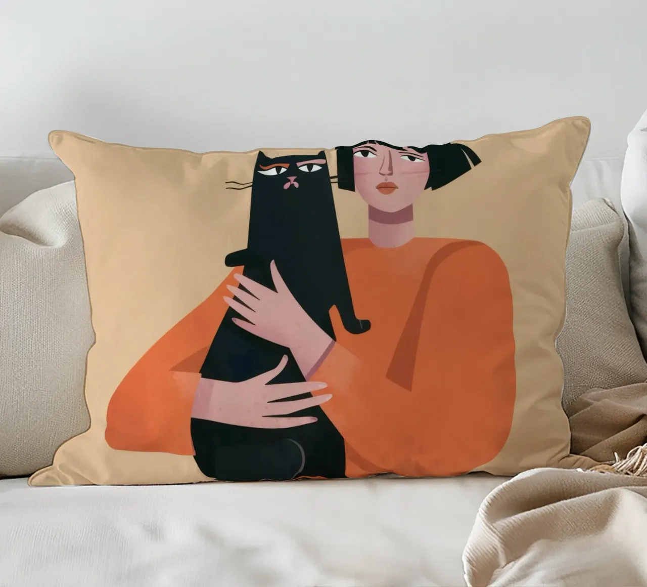 Sleek Shadow Cuddle cuscino da Hollow Years