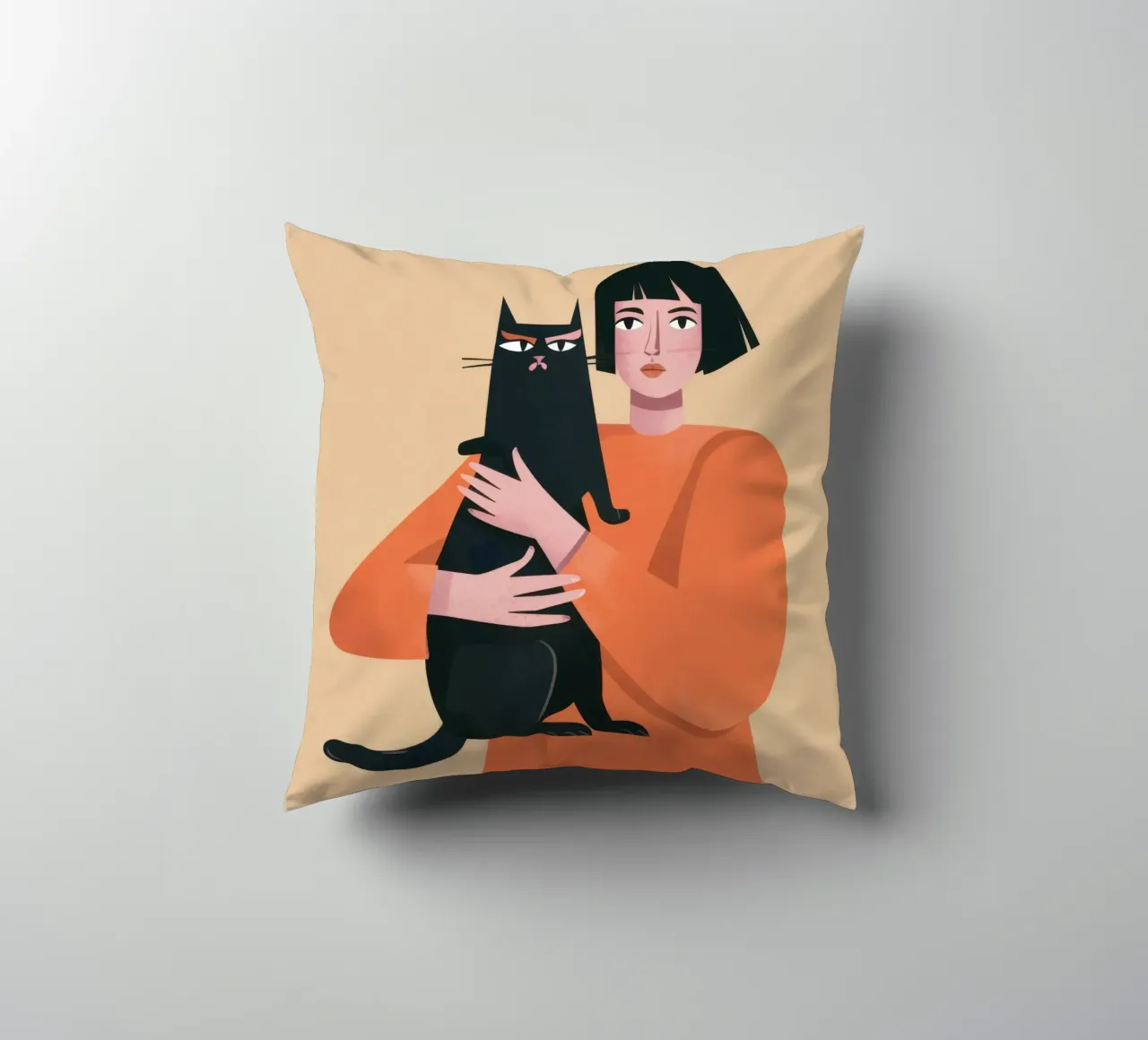 Sleek Shadow Cuddle cuscino da Hollow Years