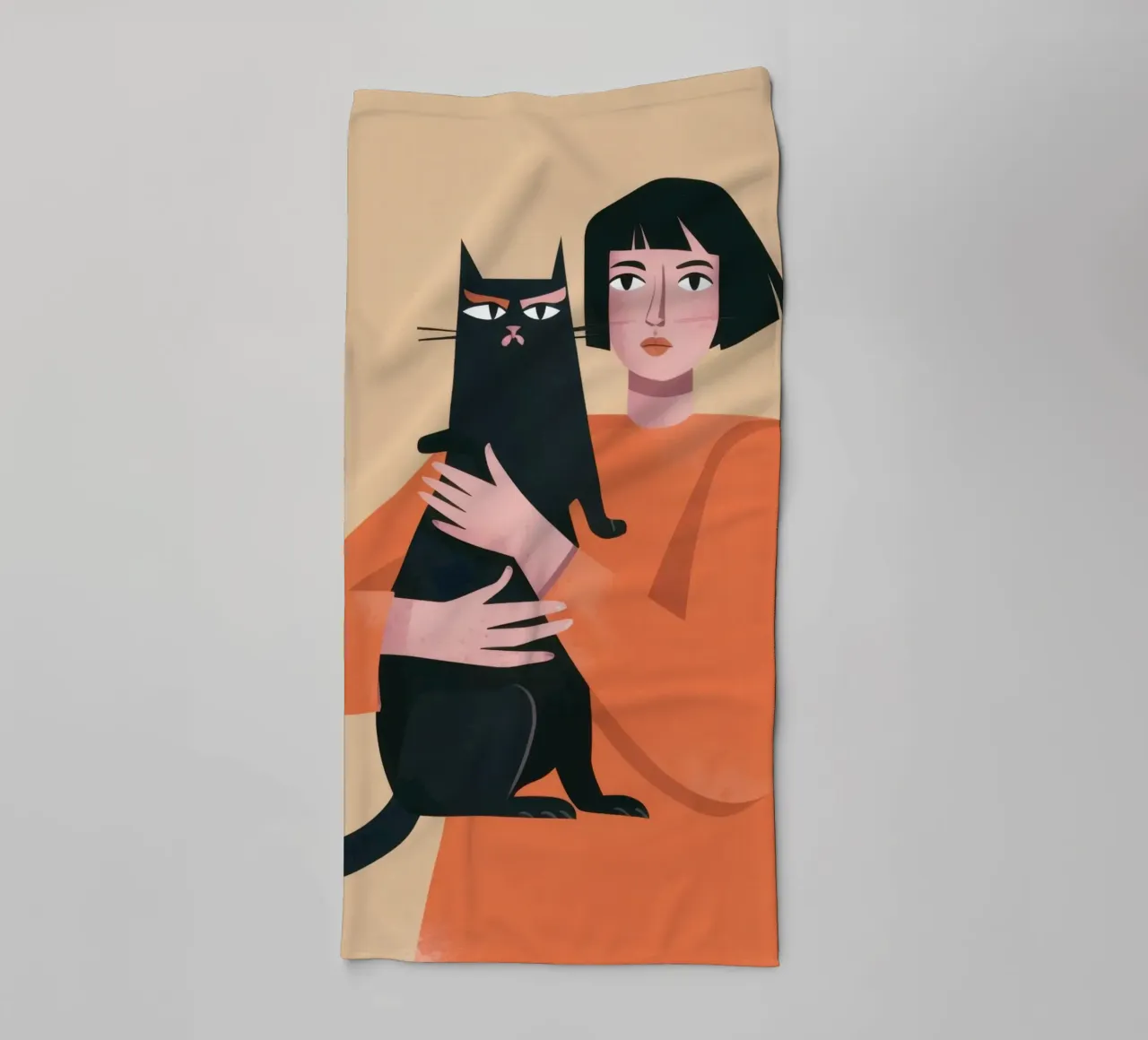 Sleek Shadow Cuddle asciugamano da bagno da Hollow Years