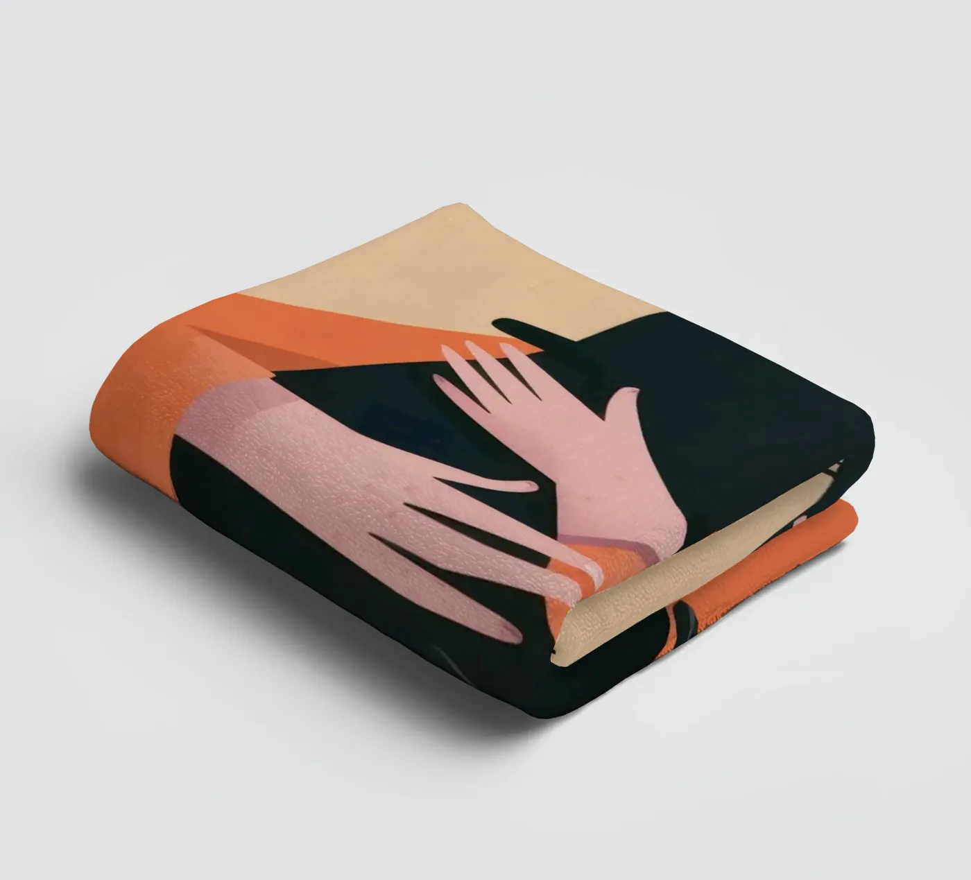 Sleek Shadow Cuddle towel by Hollow Years