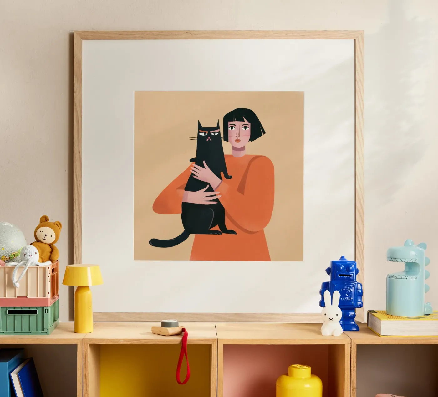 Sleek Shadow Cuddle poster by Hollow Years