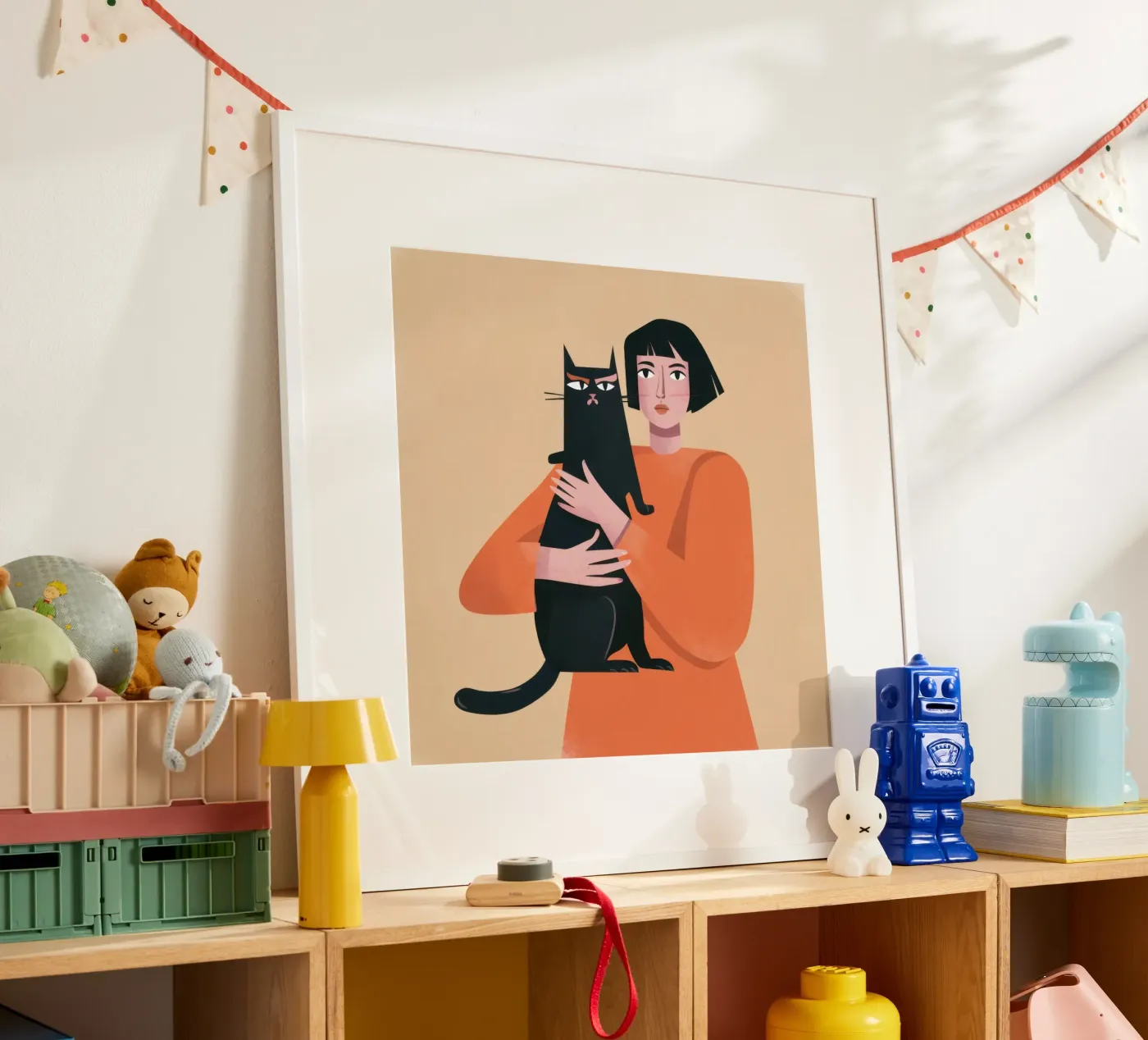 Sleek Shadow Cuddle poster by Hollow Years