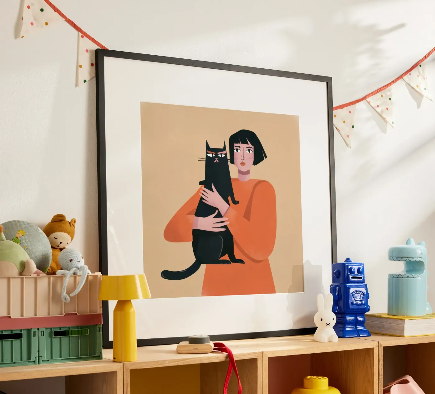 Sleek Shadow Cuddle poster by Hollow Years