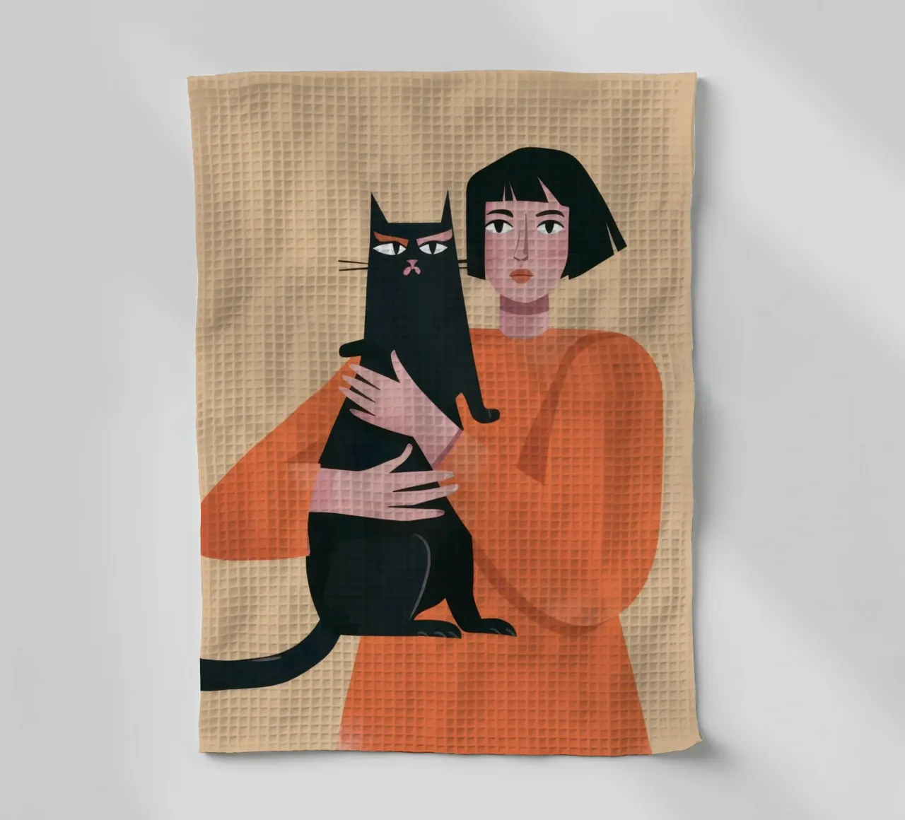 Sleek Shadow Cuddle canovaccio da cucina da Hollow Years