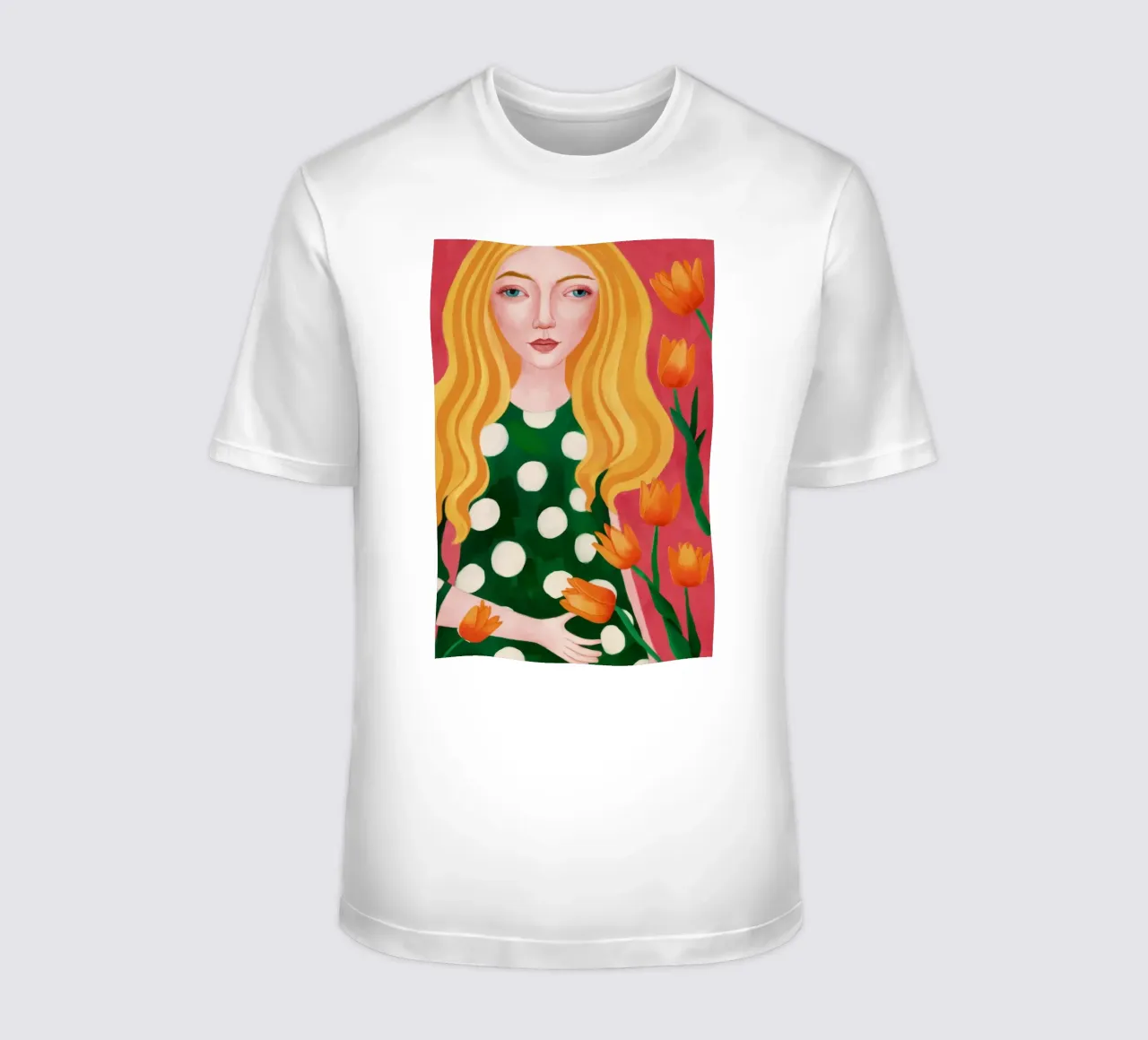 Blonde Tulip Beauty t-shirt by Sentinel Glow