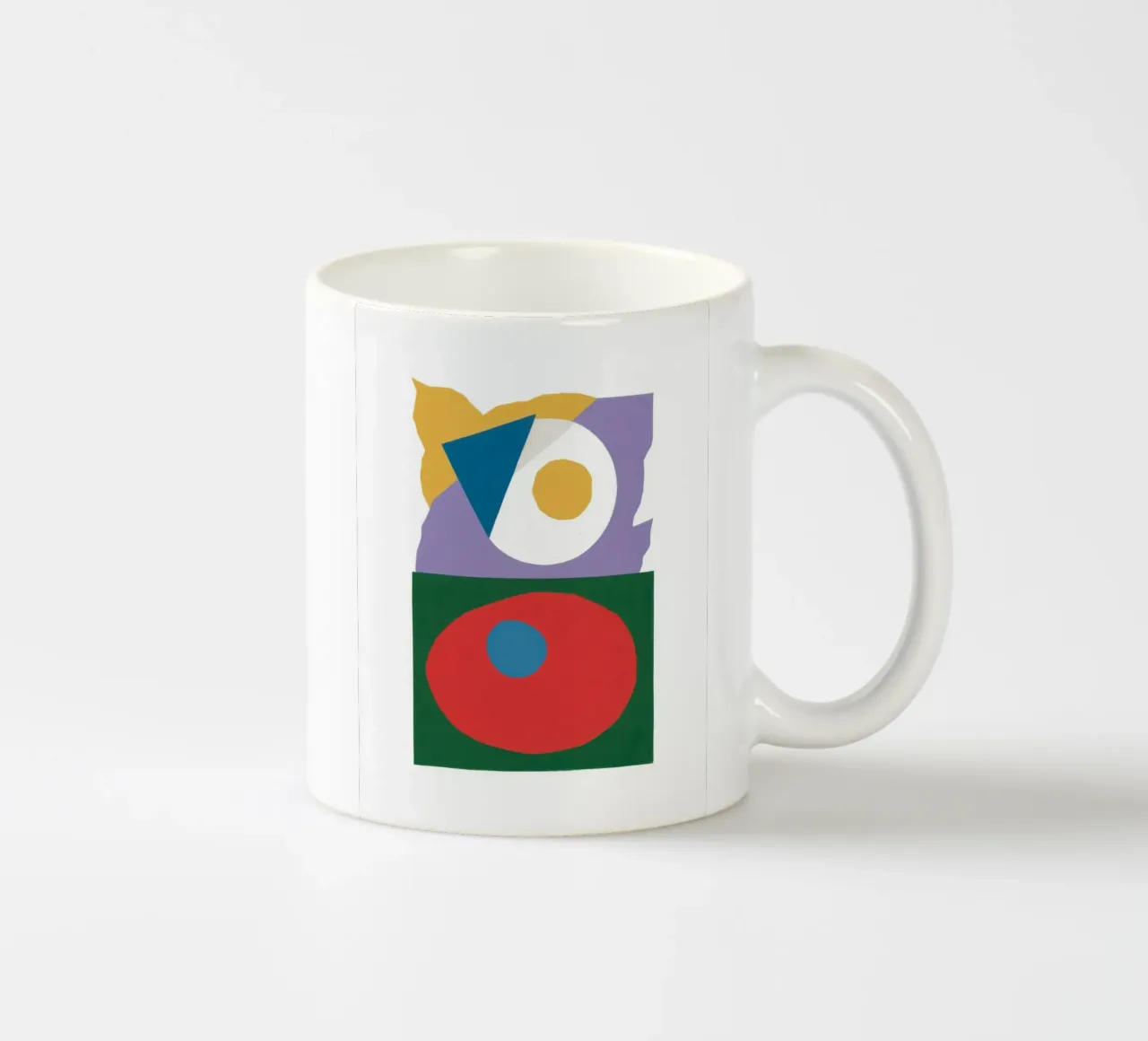 Forma primaria Ancora, vita tazza in ceramica da Mossy Pigment
