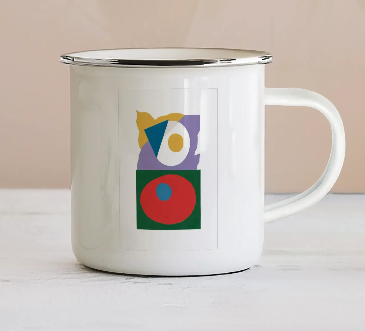 Forma primaria Ancora, vita tazza in smalto da Mossy Pigment