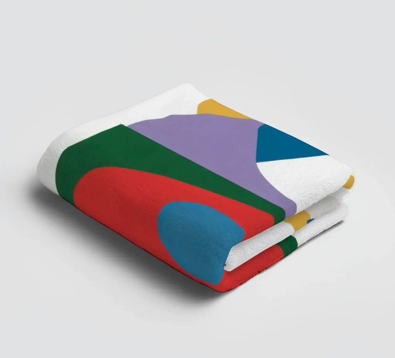 Primaire vorm stilstaand, leven badhanddoek van Mossy Pigment