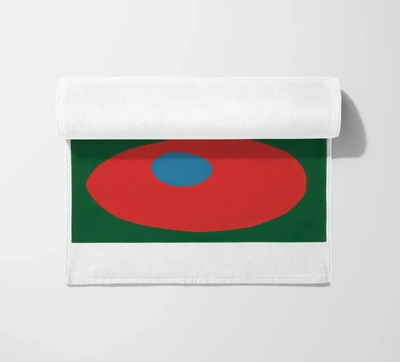 Primary Shape Still, Life beach towel by Mossy Pigment