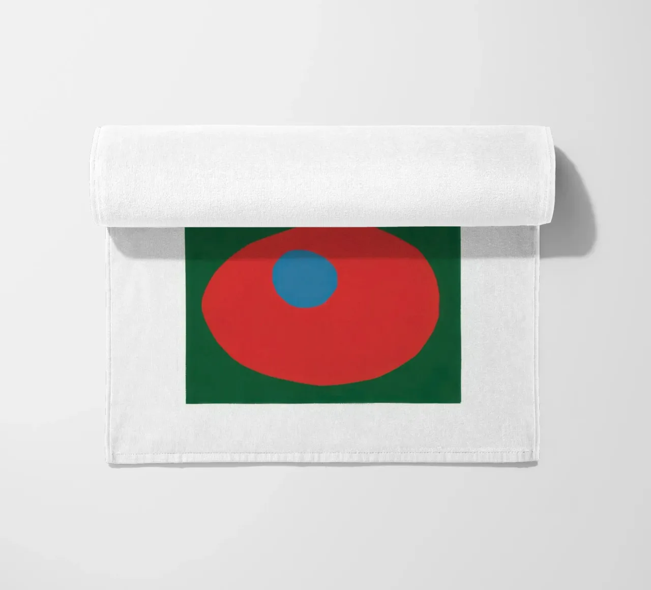 Primary Shape Still, Life beach towel by Mossy Pigment