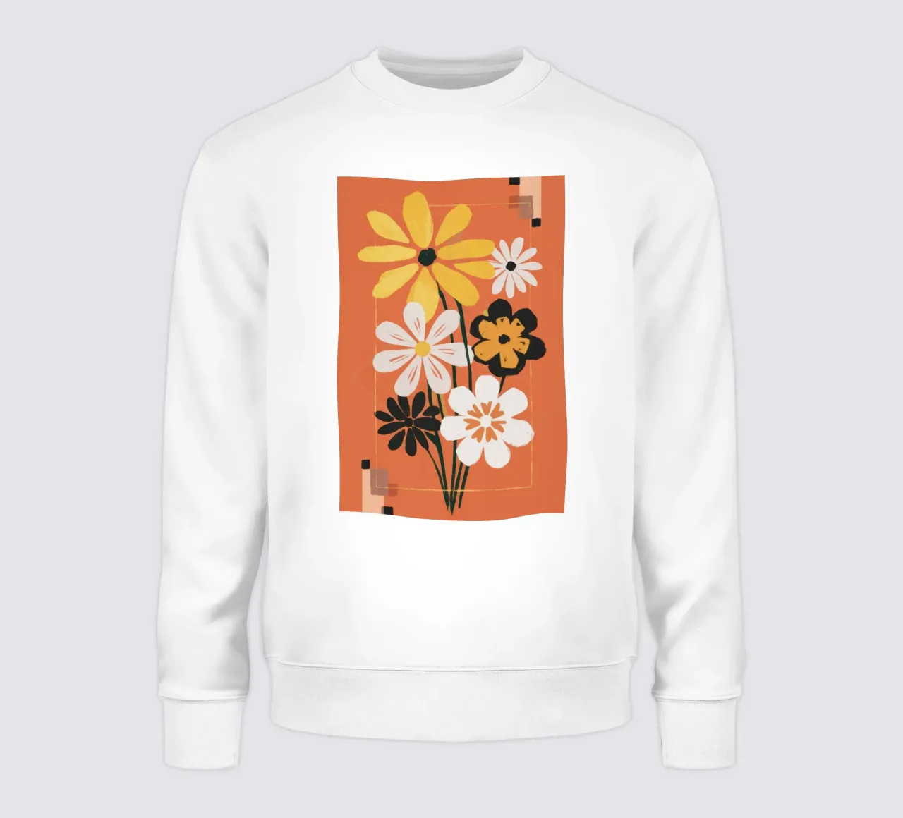 Vaso nero Daisy felpa da Lune Dreams