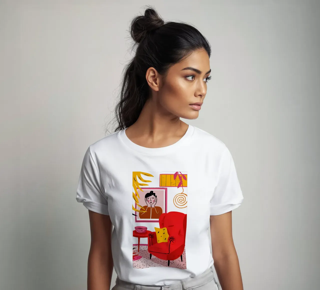 Compagno di sedia Crimson t-shirt da Arcane Lines