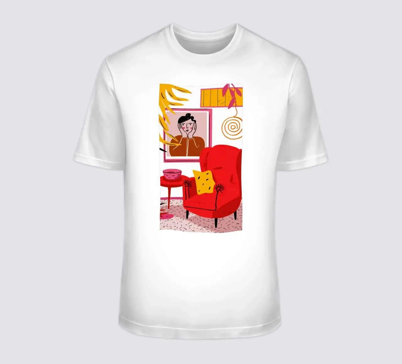 Compagno di sedia Crimson t-shirt da Arcane Lines
