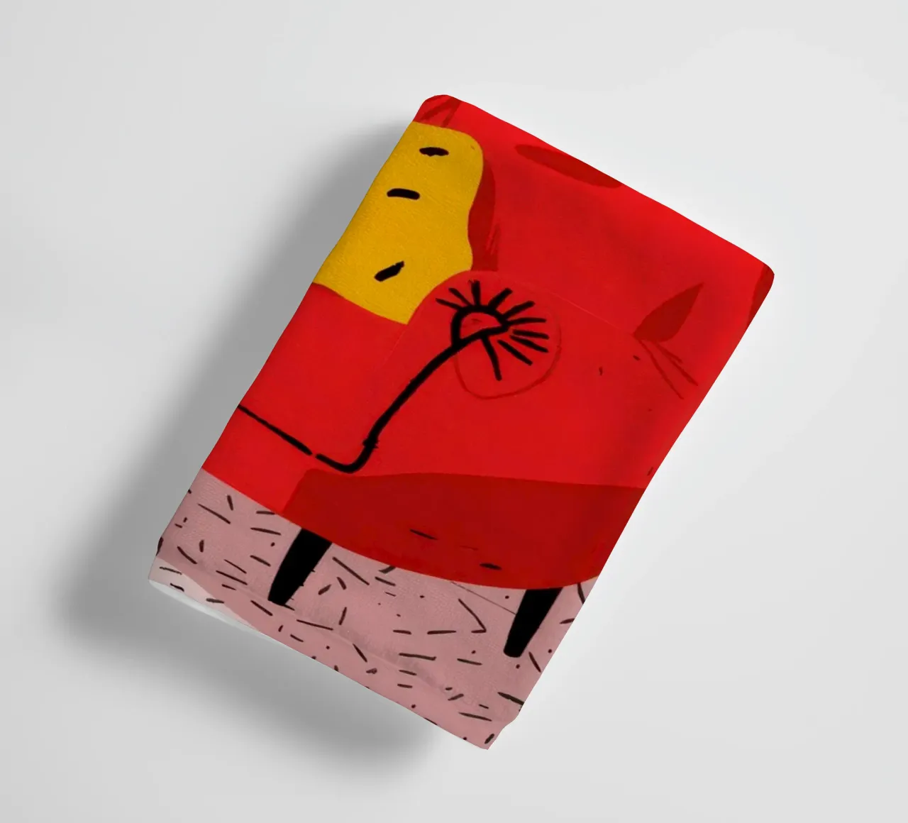 Compagno di sedia Crimson asciugamano da bagno da Arcane Lines