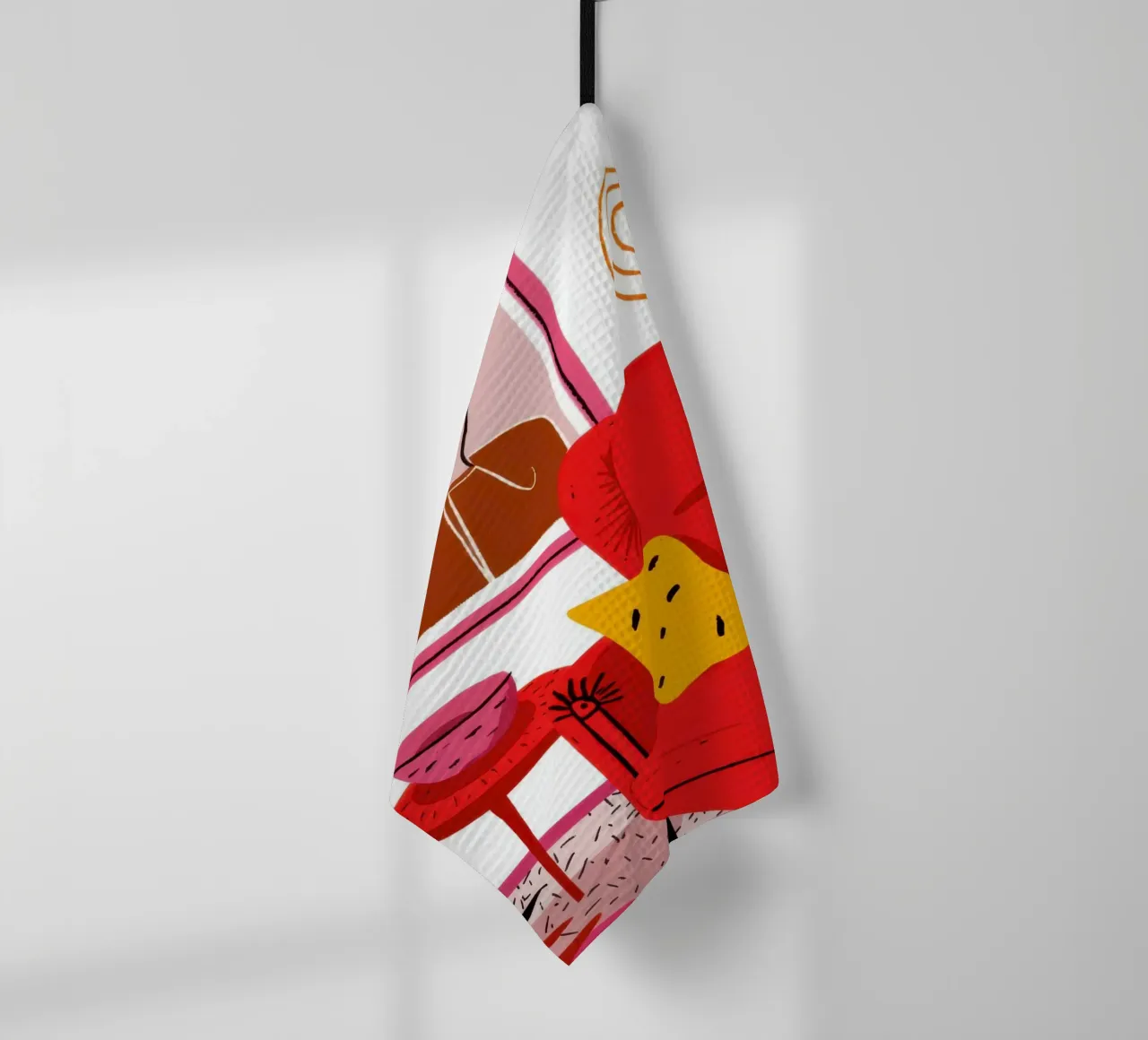 Compagno di sedia Crimson canovaccio da cucina da Arcane Lines