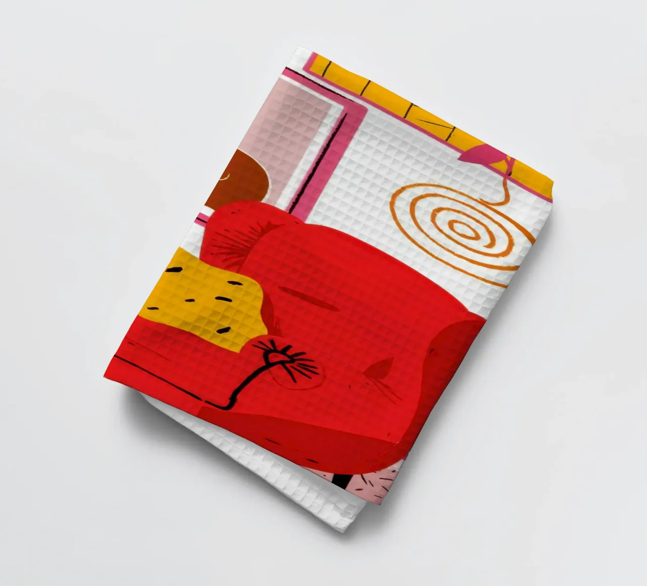 Compagno di sedia Crimson canovaccio da cucina da Arcane Lines