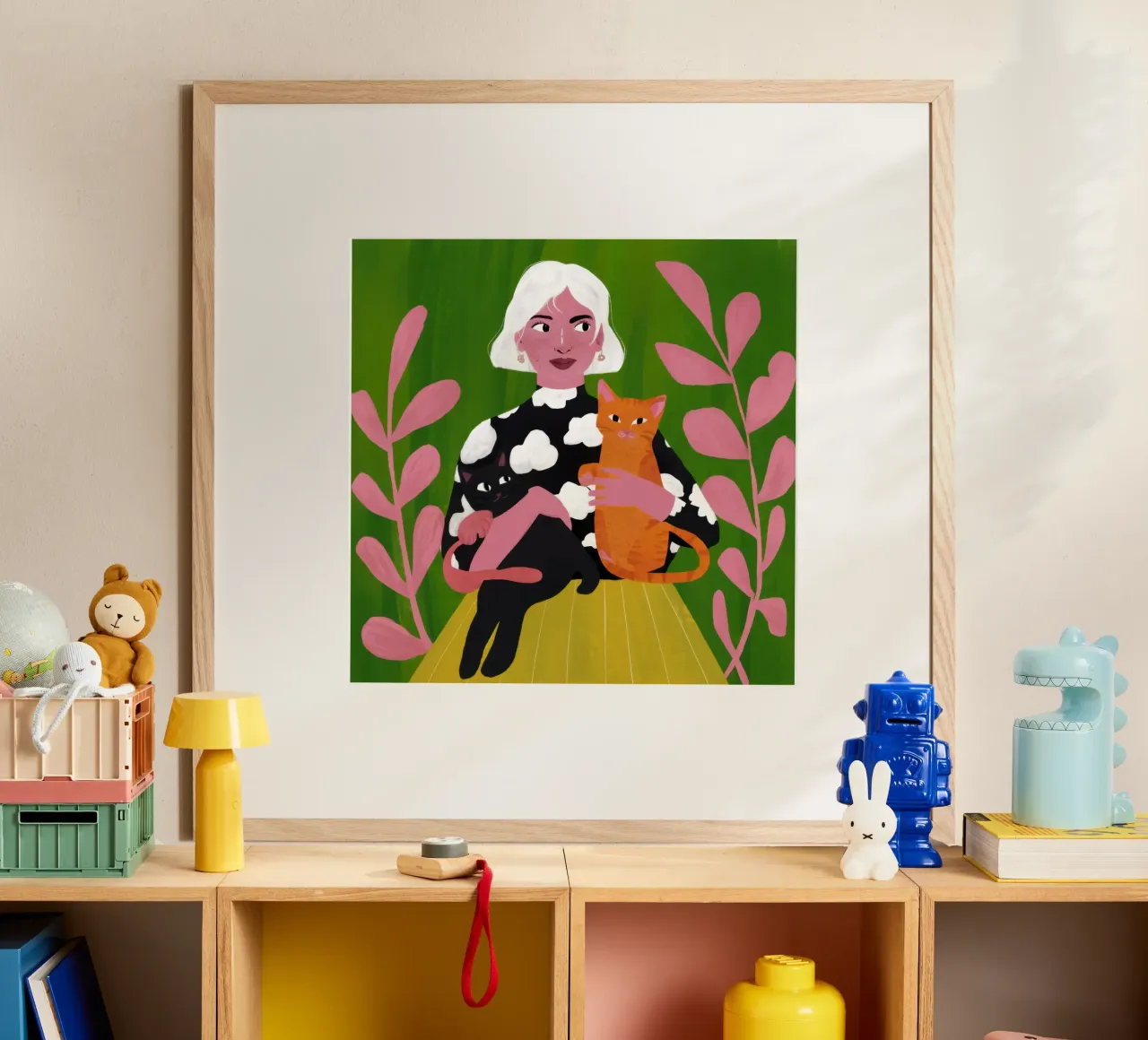 Skurril gemusterte Umarmung Poster von Hollow Years