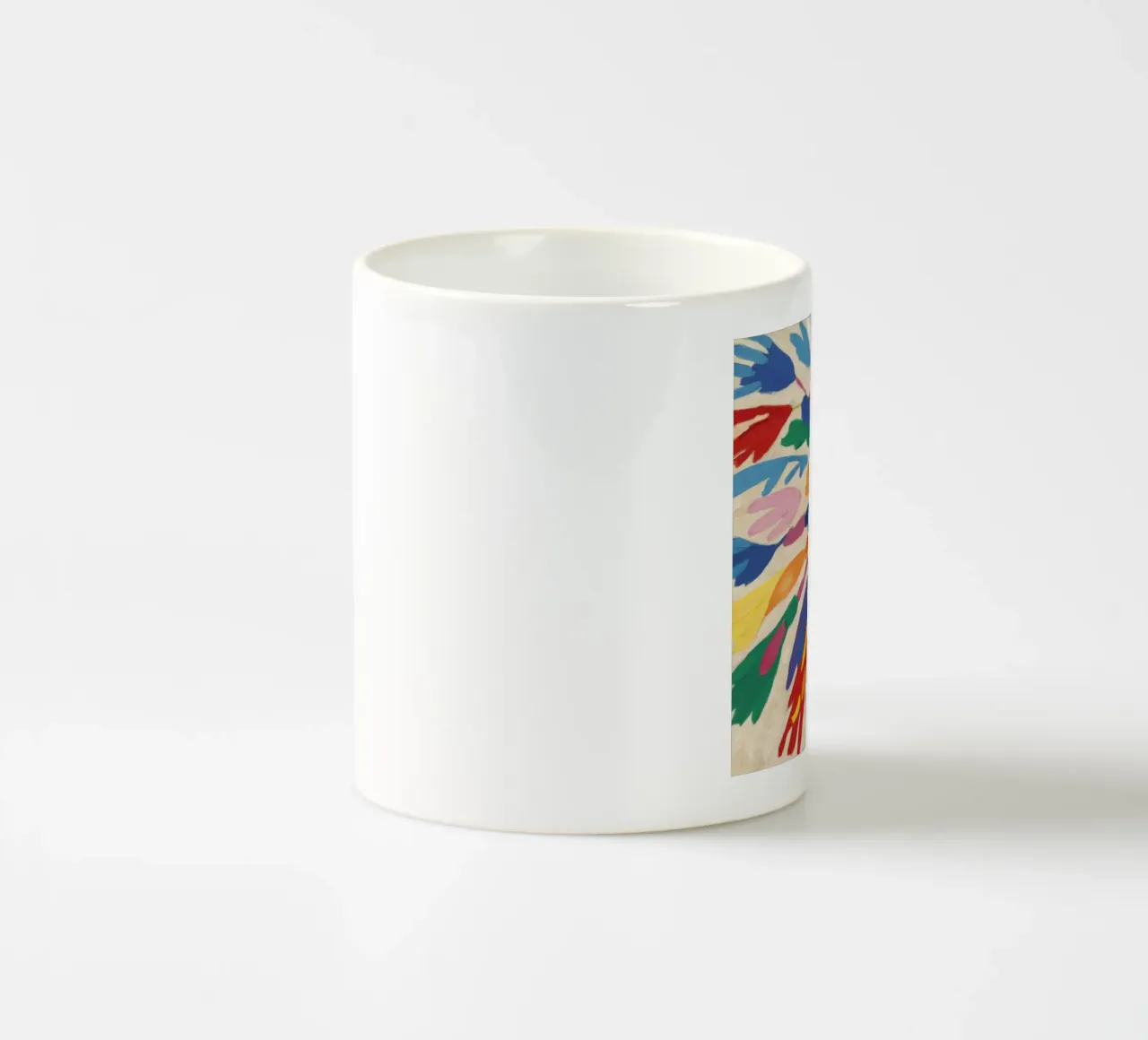 Esplosione gestuale di fiori tazza in ceramica da Arcane Lines