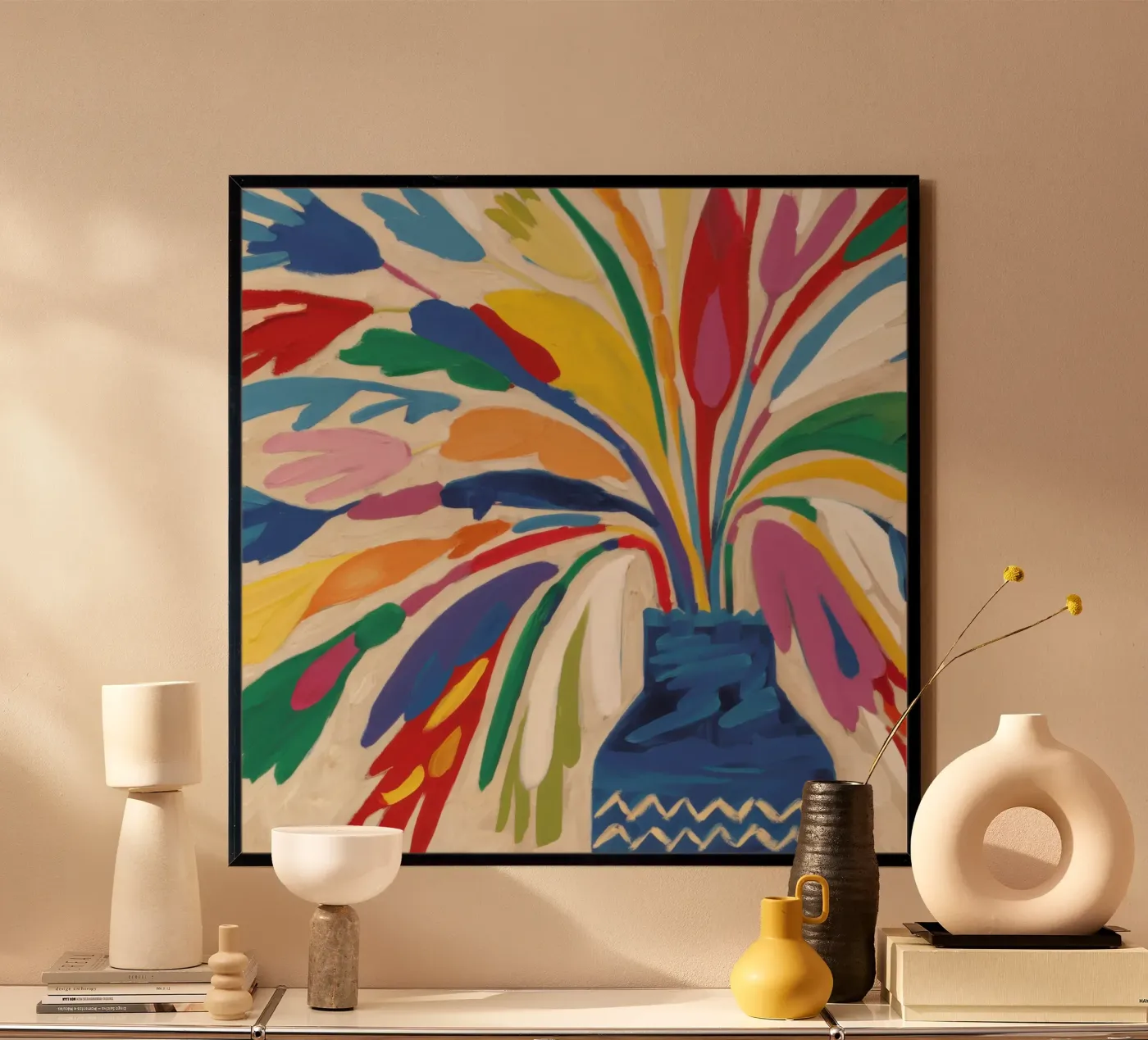 Gestural Bloom Explosion poster by Arcane Lines