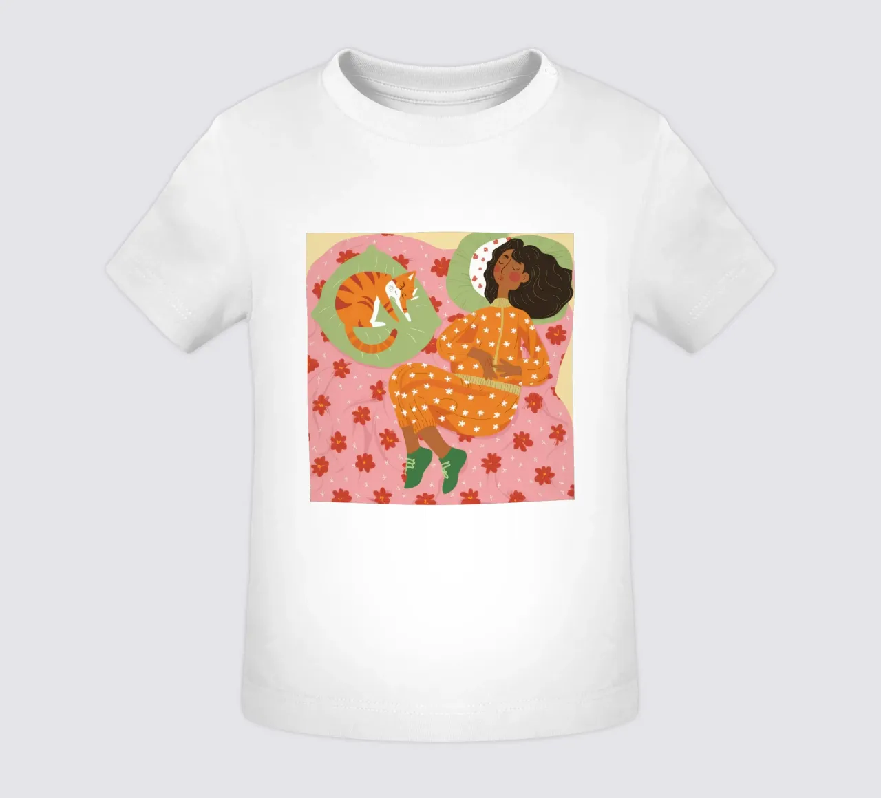 Polka Dot Dreamy Nap baby t-shirt by Hollow Years