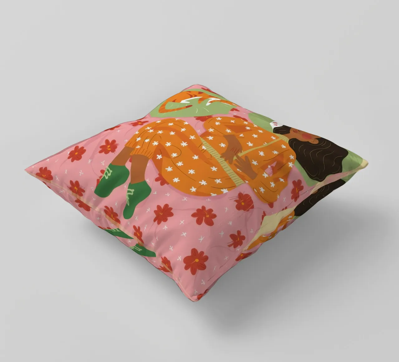 Polka Dot Dreamy Nap decorative cushion by Hollow Years