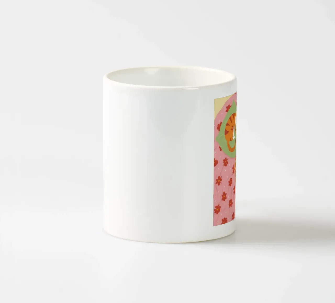 Polka Dot Dreamy Nap ceramic mug by Hollow Years