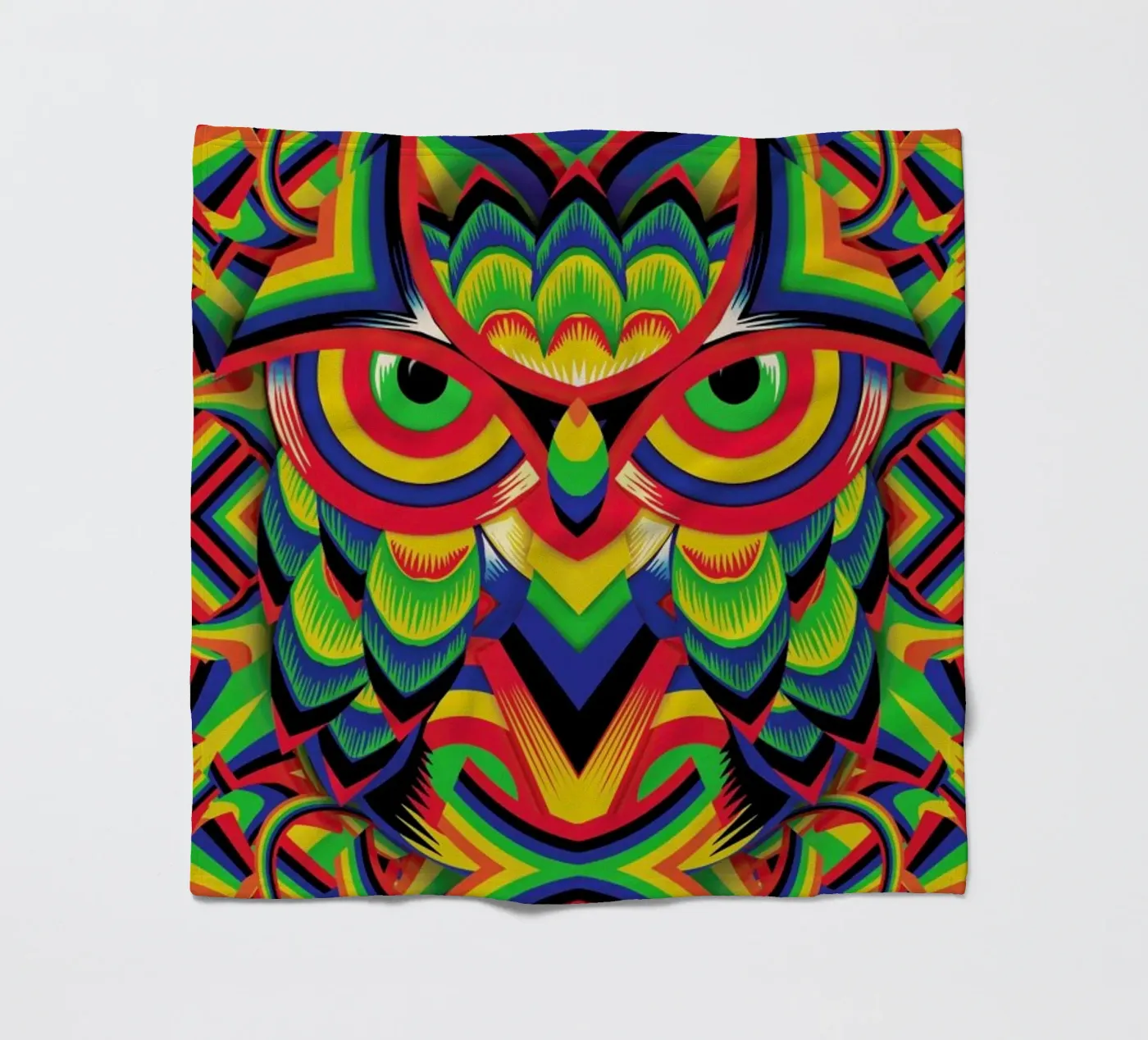 Owl 3 Fleecedecke von Ali Gulec