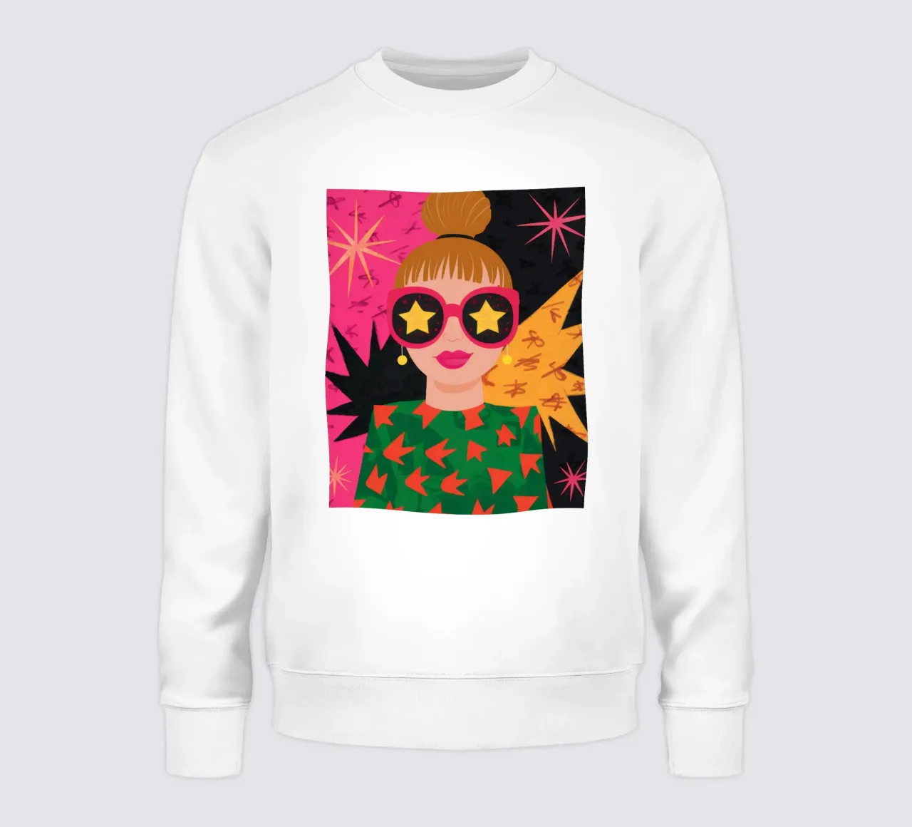 Chic con gli occhi stellati felpa da Lune Dreams