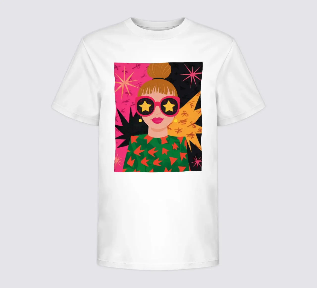 Starry Eyed Chic kids t-shirt by Lune Dreams