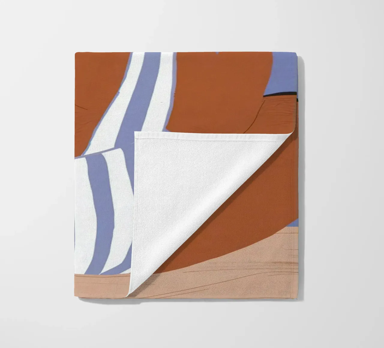 Striped Summer Stillness beach towel by Hollow Years
