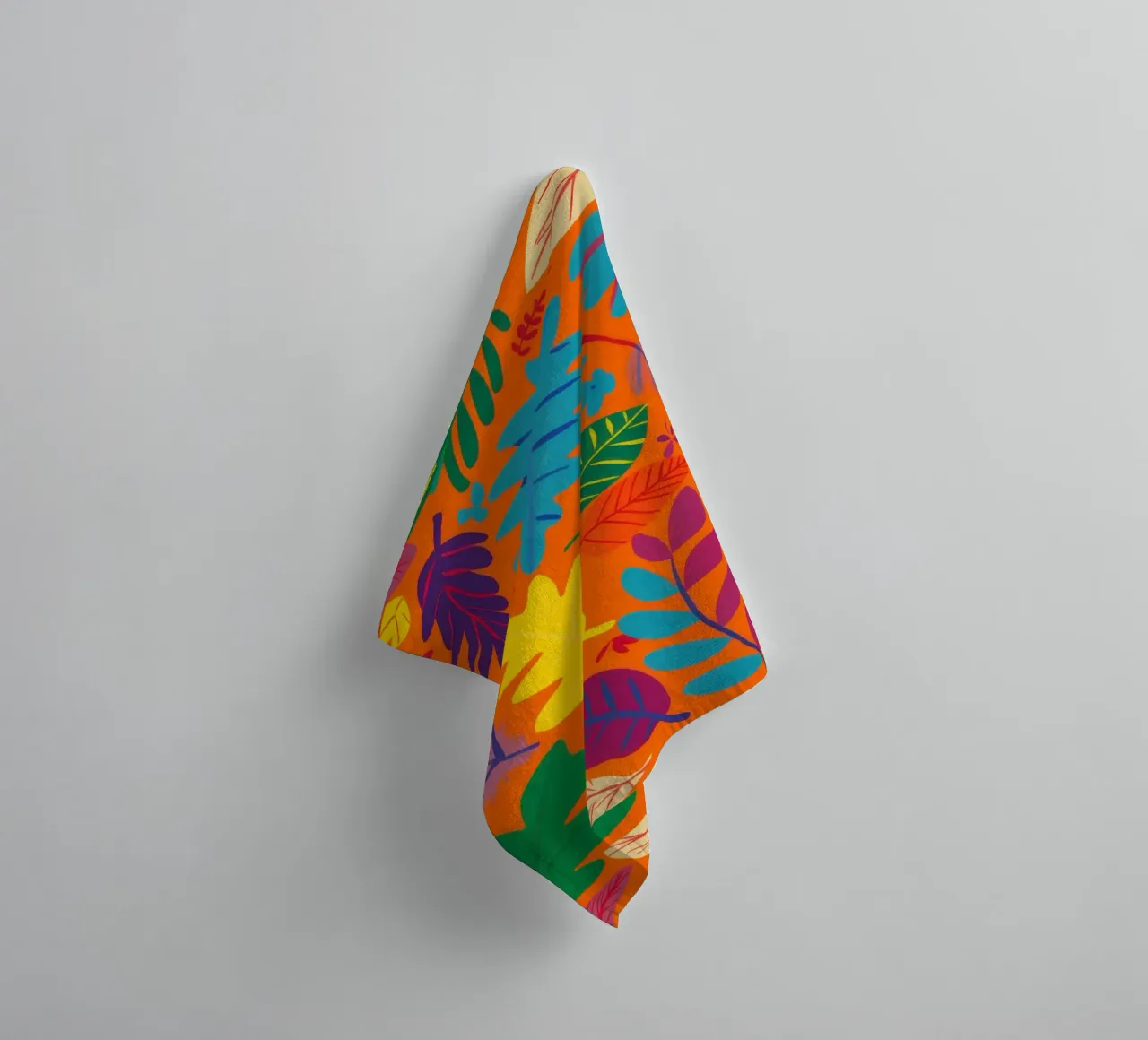 Tangerine Tropic Tangle asciugamano da bagno da Arcane Lines