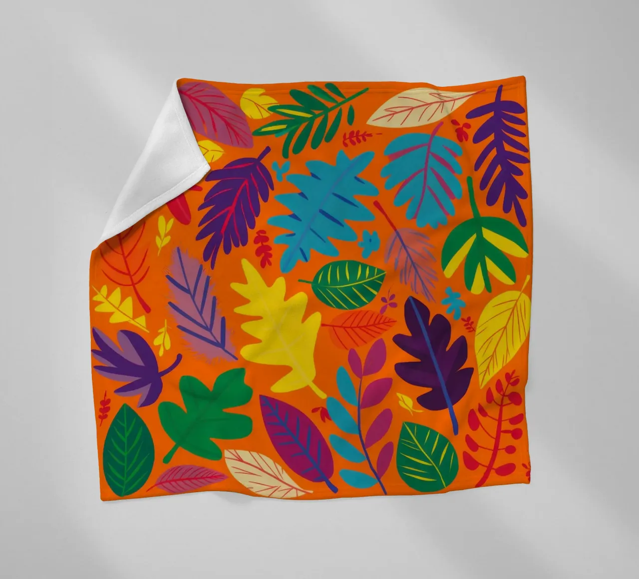 Tangerine Tropic Tangle coperta in pile da Arcane Lines