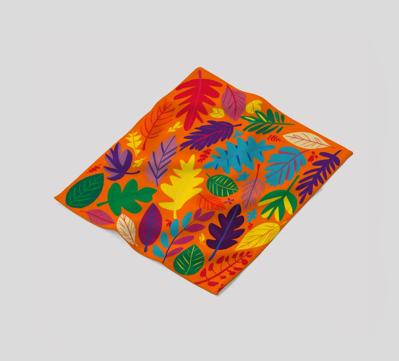 Tangerine Tropic Tangle coperta in pile da Arcane Lines