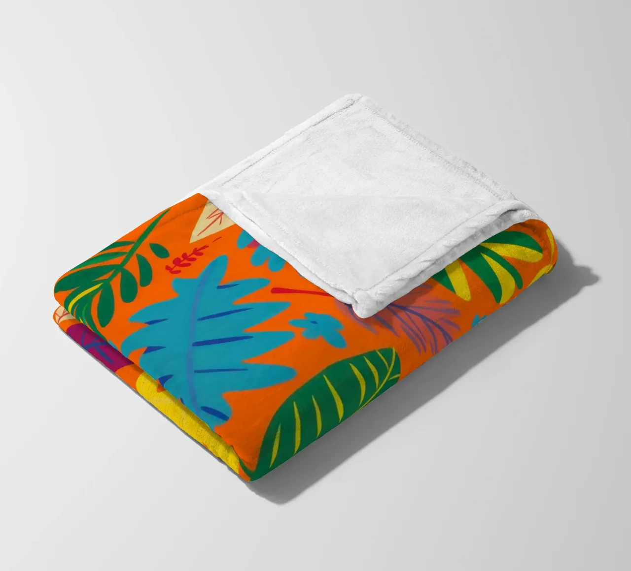 Tangerine Tropic Tangle coperta in pile da Arcane Lines
