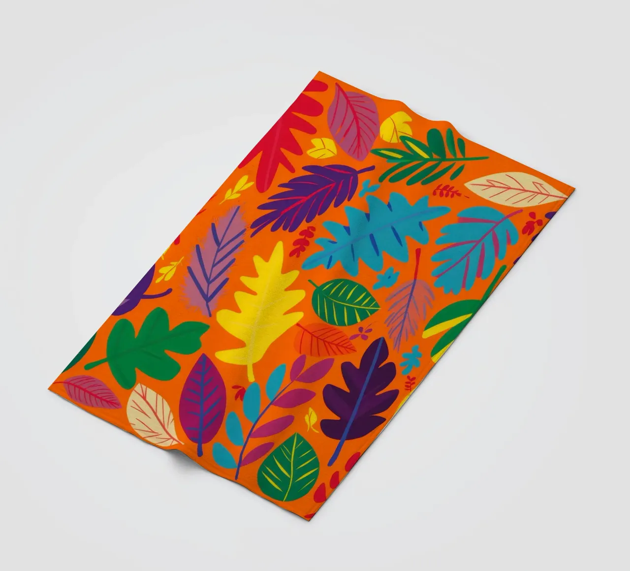Tangerine Tropic Tangle coperta in pile da Arcane Lines
